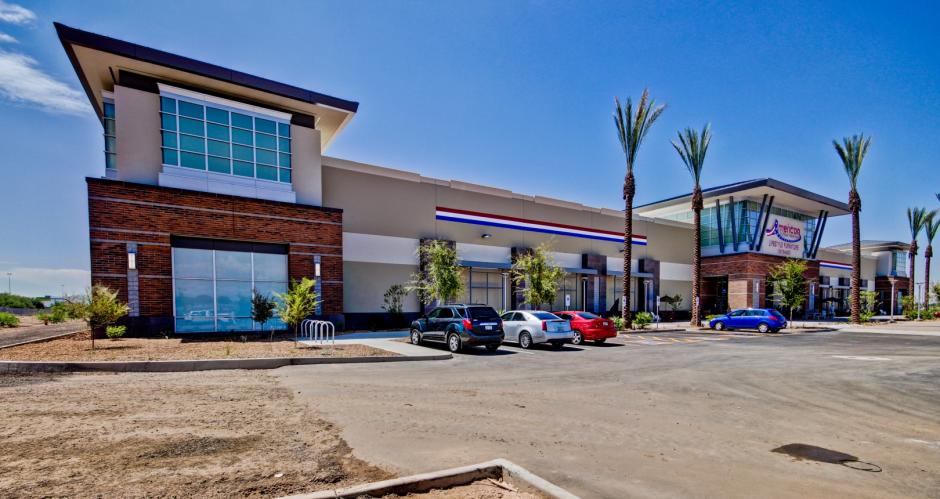 american furniture warehouse - glendale - architectural building